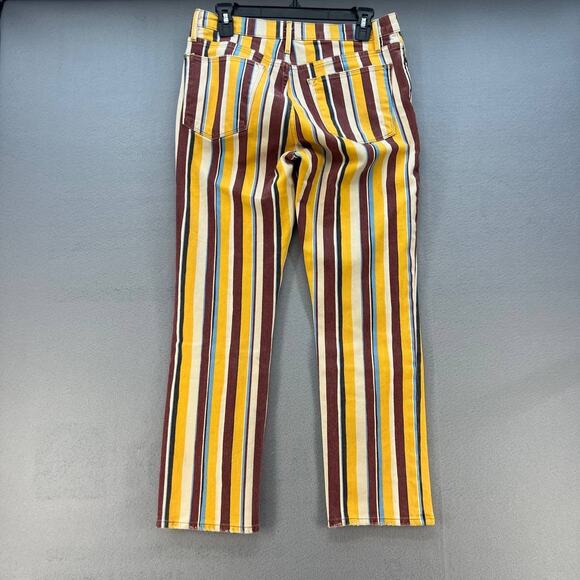 Frame Women's Le High Straight Jeans Size 28 (6) Painterly Stripe Streetwear - Picture 7 of 14